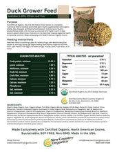 Load image into Gallery viewer, New Country Organics - Duck Grower Feed - 40#