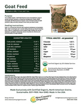 Load image into Gallery viewer, New Coumtry Organics Goat Feed - 40#
