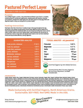 Load image into Gallery viewer, New Country Organics - Pastured Perect Layer Feed - 40#