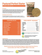 Load image into Gallery viewer, New Coumtry Organics Pastured Perfect Starter Feed - 40#