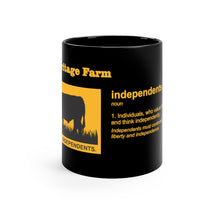 Load image into Gallery viewer, Sarver Heritage Farm - 11oz Black Mug