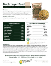 Load image into Gallery viewer, New Country Organics - Duck Layer Feed - 40#
