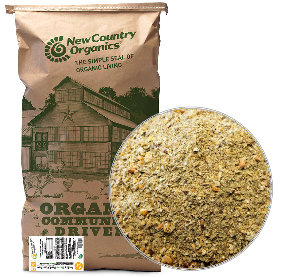 New Coumtry Organics  Corn Free Starter Feed - 40#