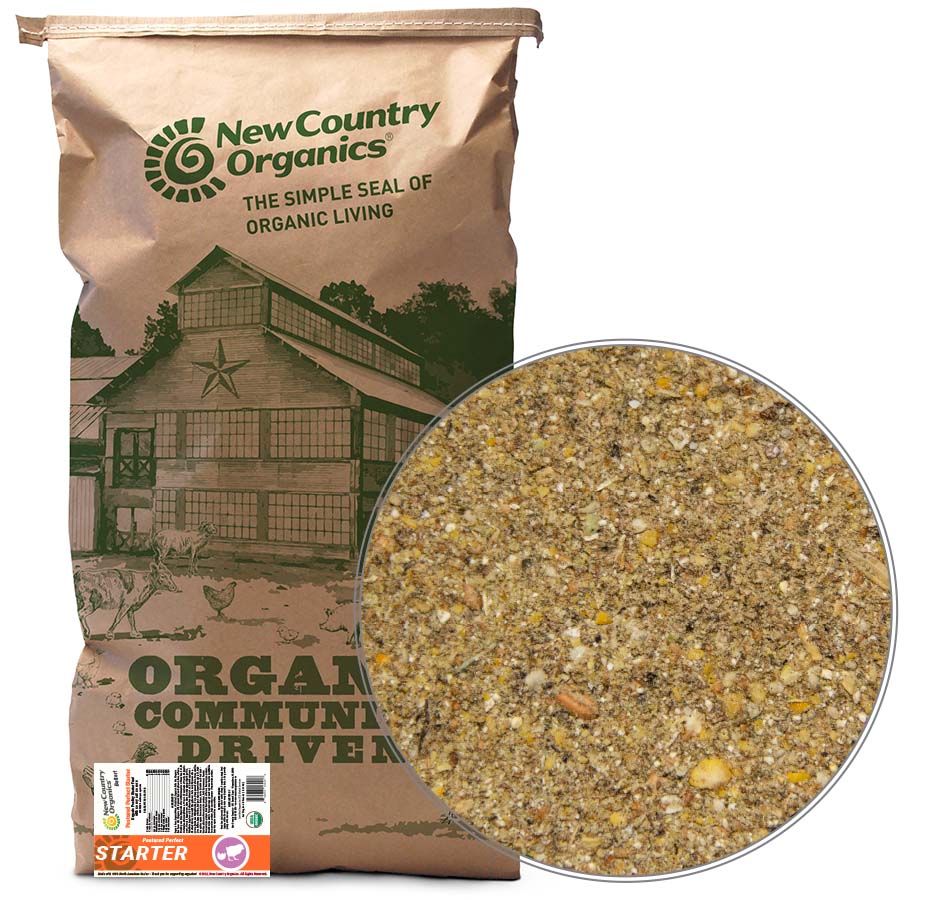 New Coumtry Organics  Pastured Perfect Starter Feed - 40#