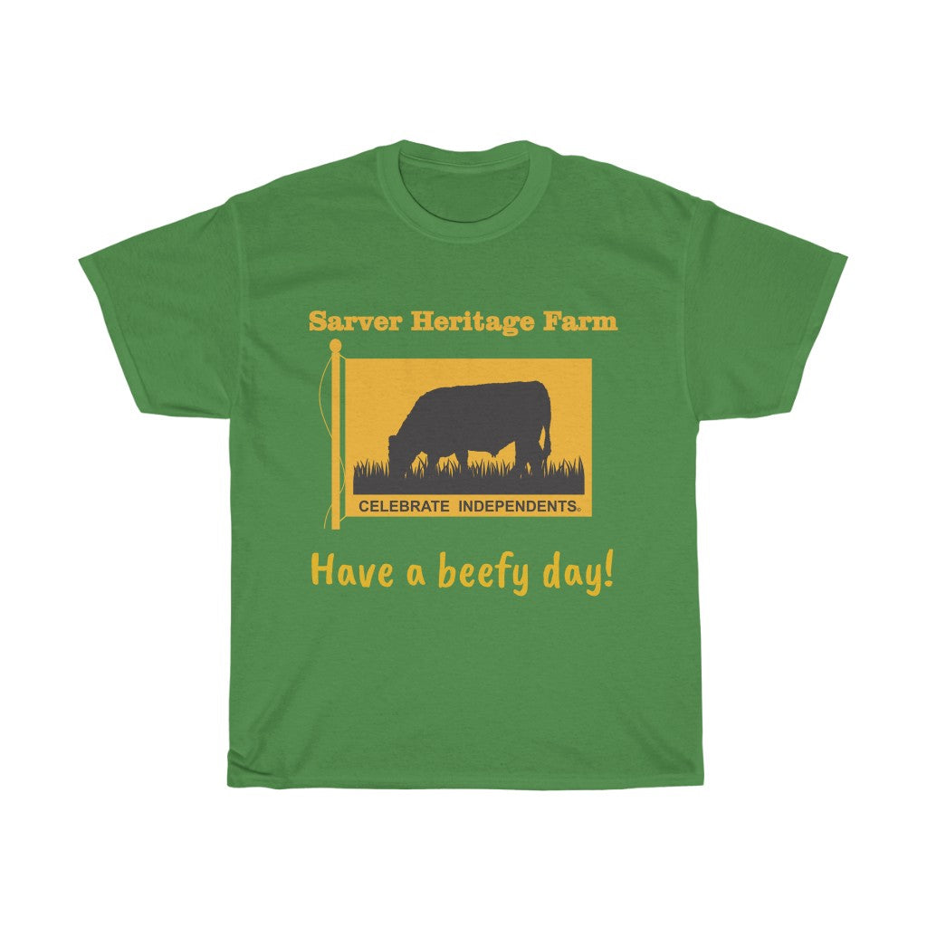 Sarver Heritage Farm (no witty definition on backside) Unisex Heavy Cotton Tee